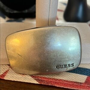 Guess Metallic Belt Buckle